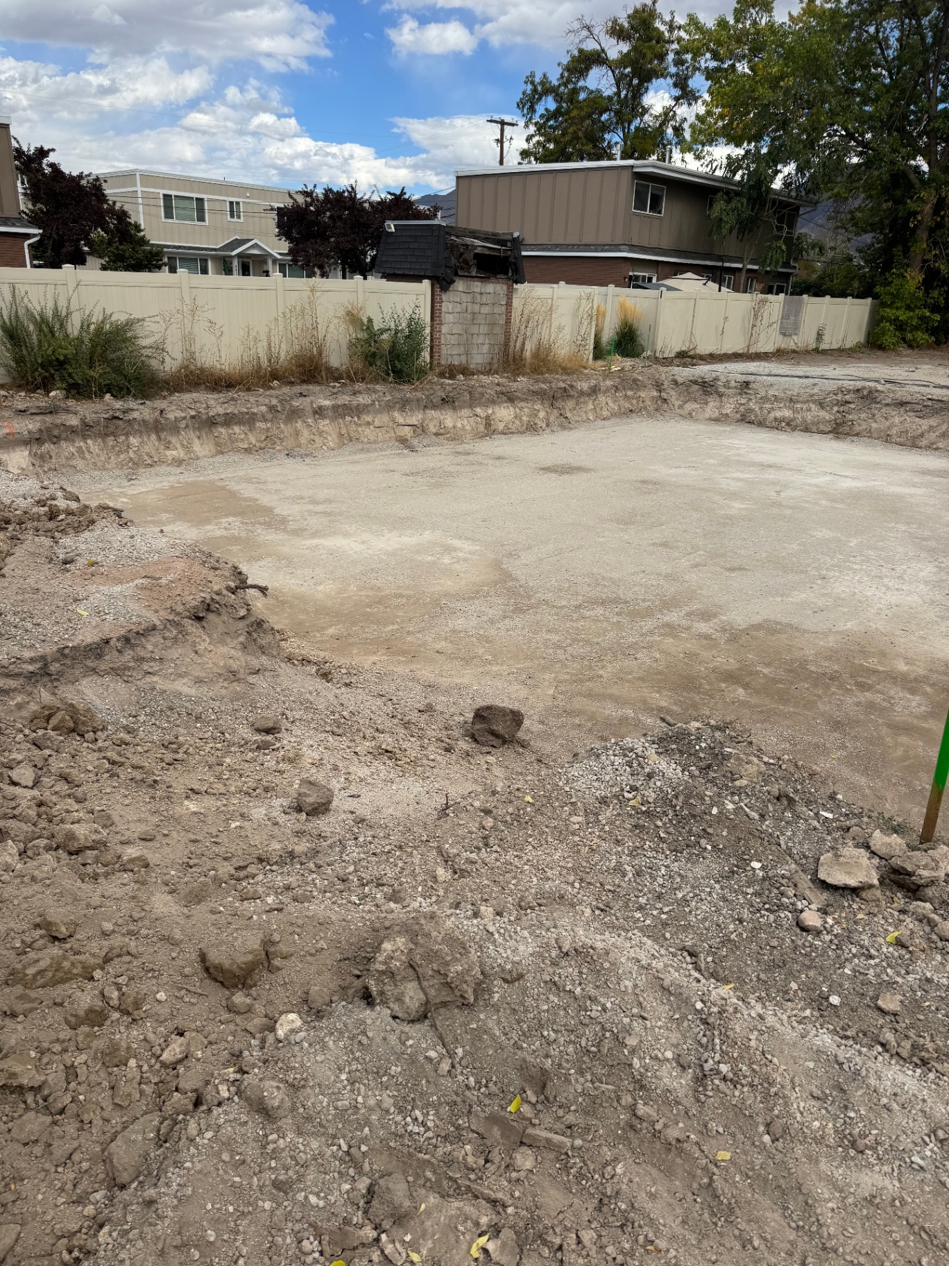 Basement Excavation to Grade in Salt Lake County, UT