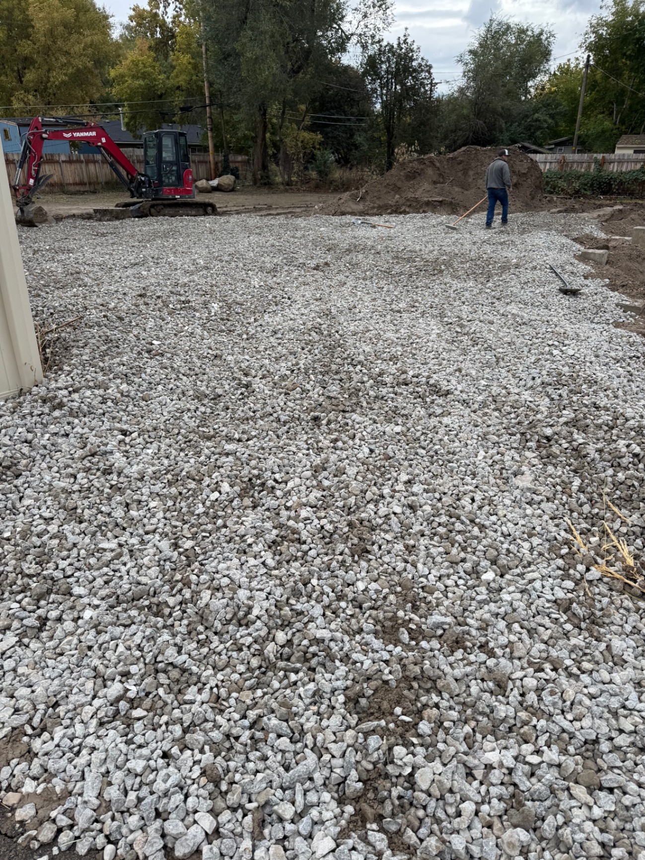Compacted Gravel Pad in Wasatch Front, UT